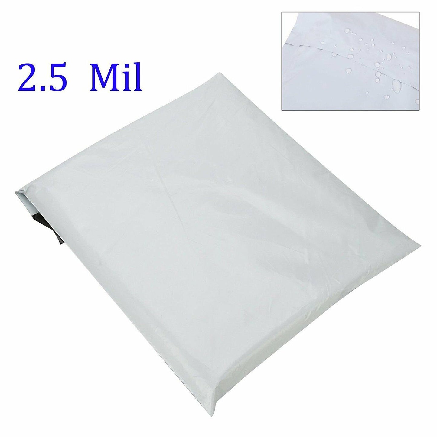 Any Size Poly Mailer Self Sealing Shipping Envelopes Mailing Bags Plastic 2.5Mil